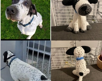 Personalised Crochet Dog/Gift