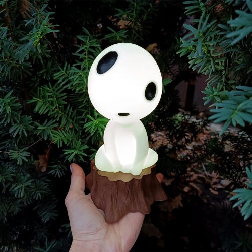 Kodama Lamp #3 - Wireless Nightlight - Glow Kodama - Japanese