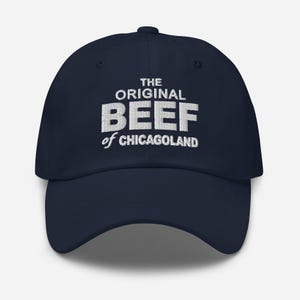 Das ursprüngliche Rind von Chicagoland bestickte Hut, der Bär