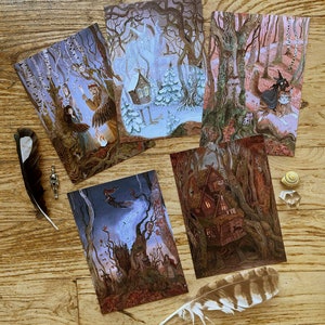 Fairy Tale Illustrations Art Postcards Set of 10 Postcard Prints Pack  Edmund Dulac Princess Pretty Beautiful Fairies Fairy Mermaid Cards 