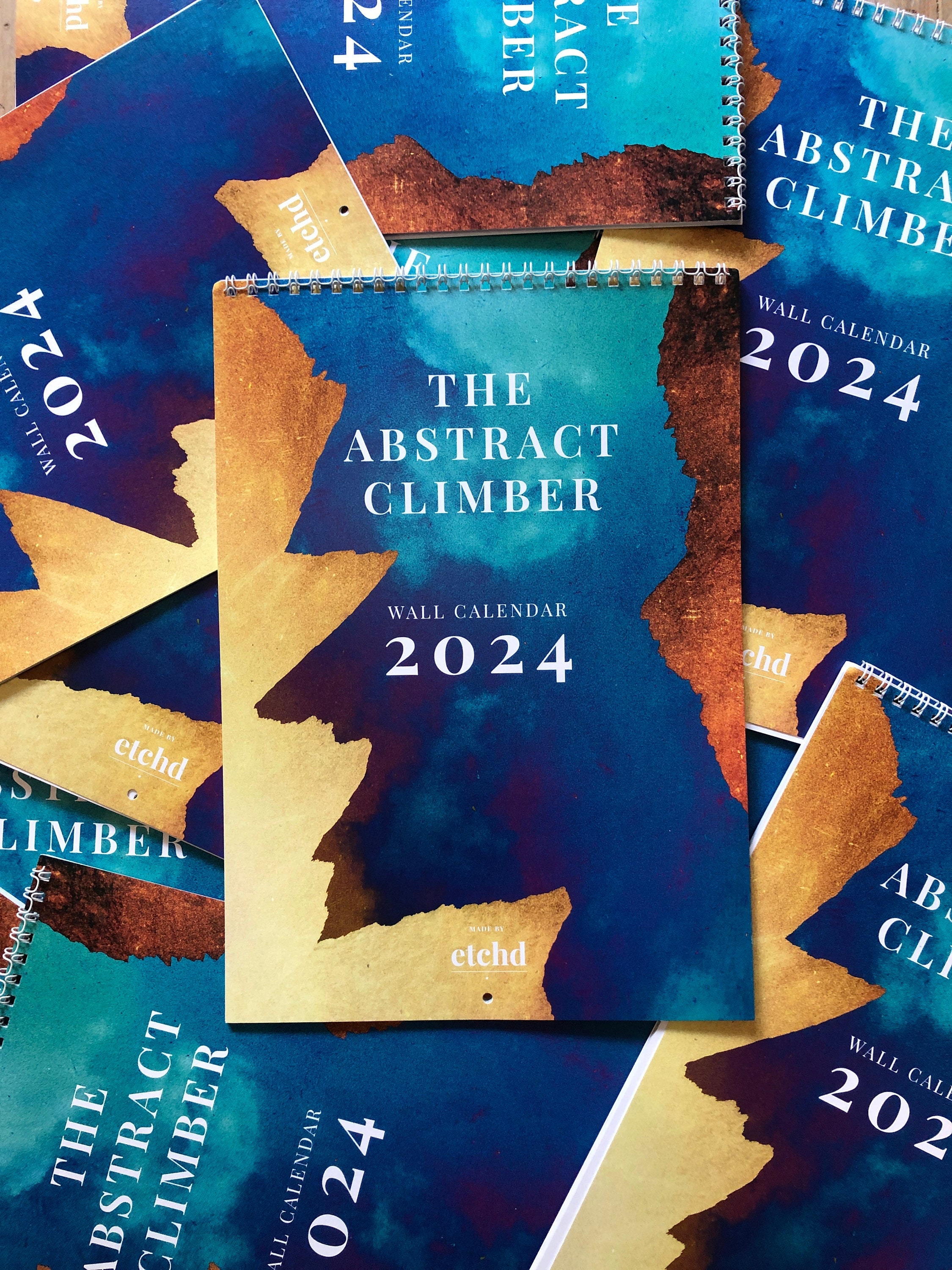 Climbing Art Calendar 2025, Bouldering Gift, Climbing Gift, Climbing