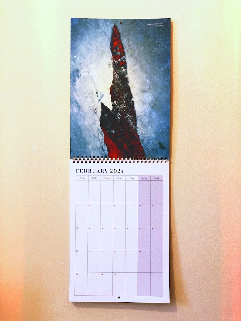 Climbing Art Calendar 2024, Bouldering Gift, Climbing Gift, Climbing