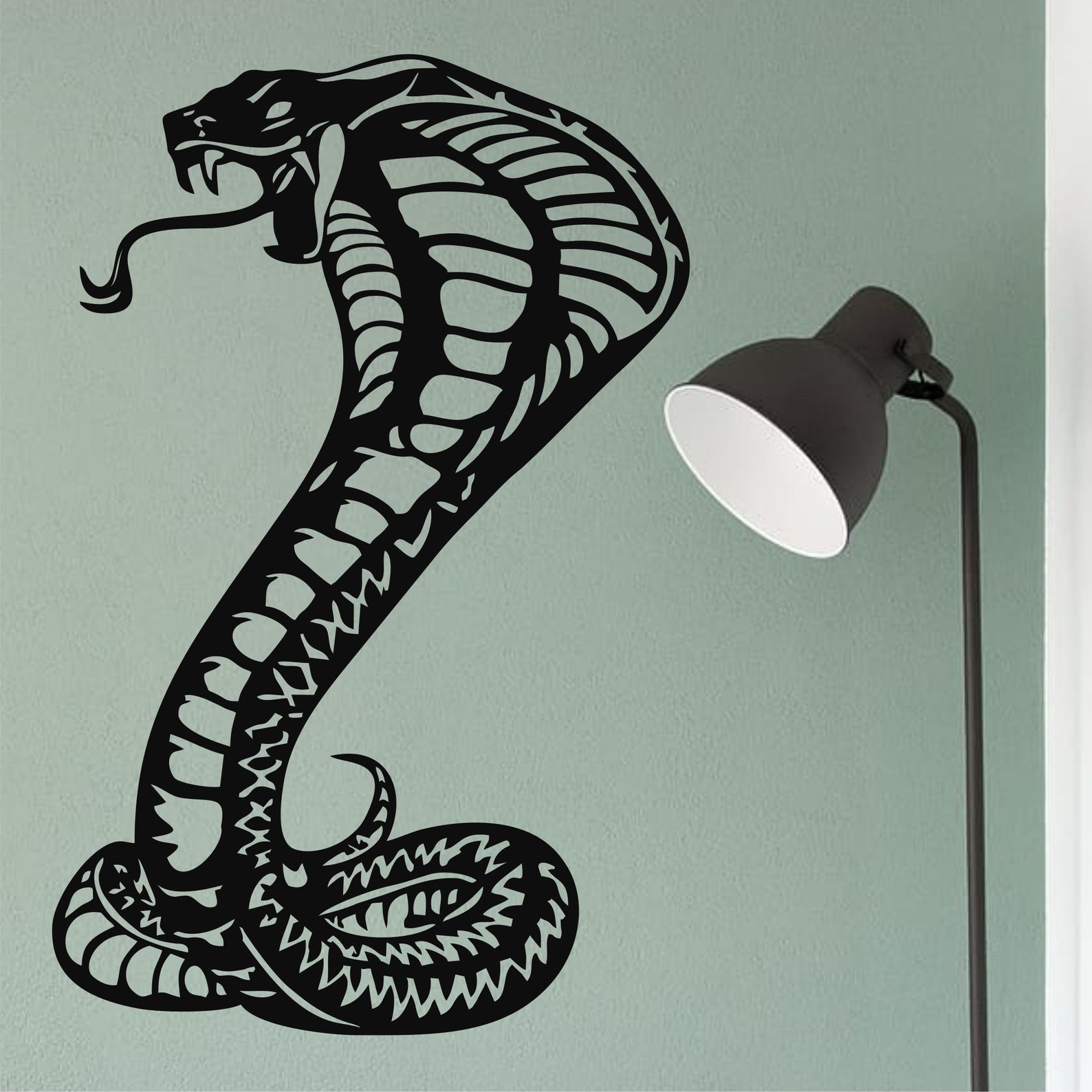 Metal Wall Decor Cobra Snake Wall Art Metal Serpent Decor | Etsy