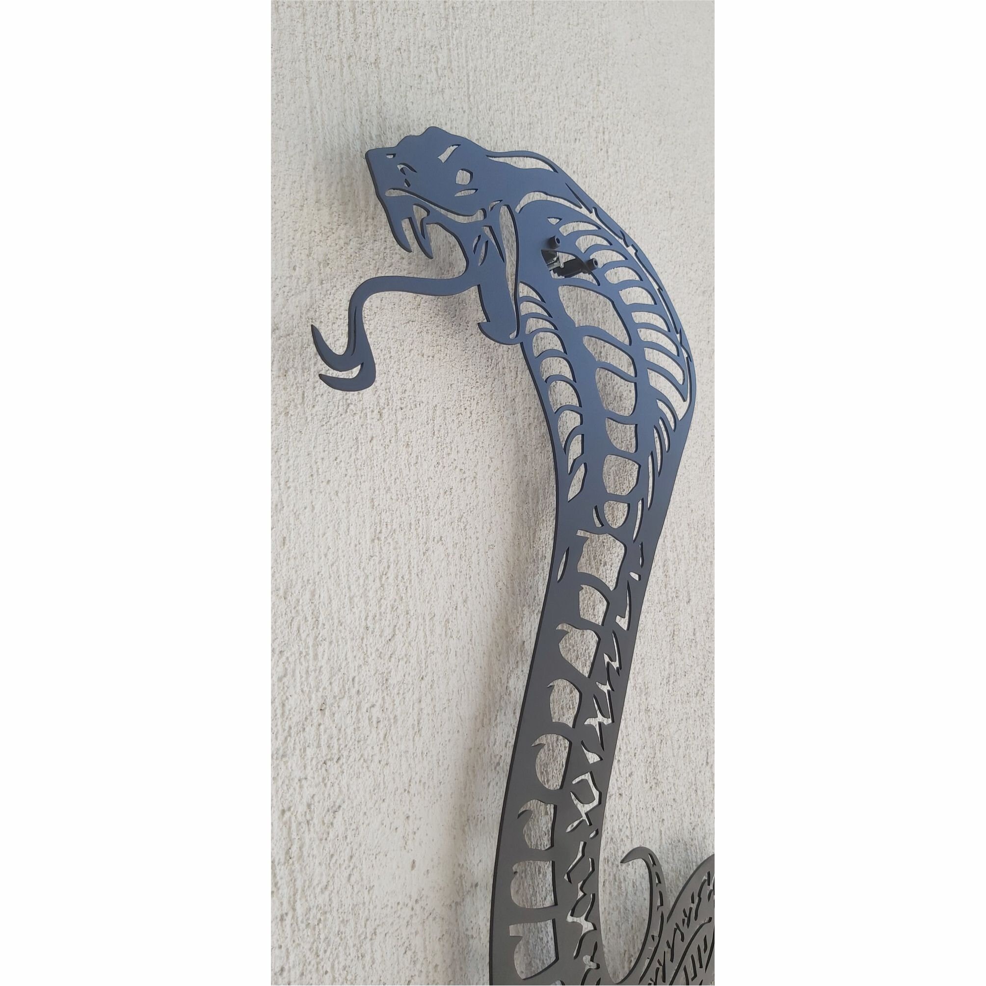 Metal Wall Decor Cobra Snake Wall Art Metal Serpent Decor | Etsy