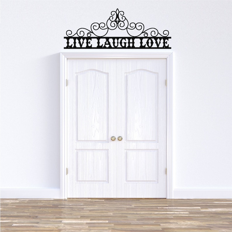 Metal Wall Art Over Bed Sign Bedroom Wall Art Above Door Etsy