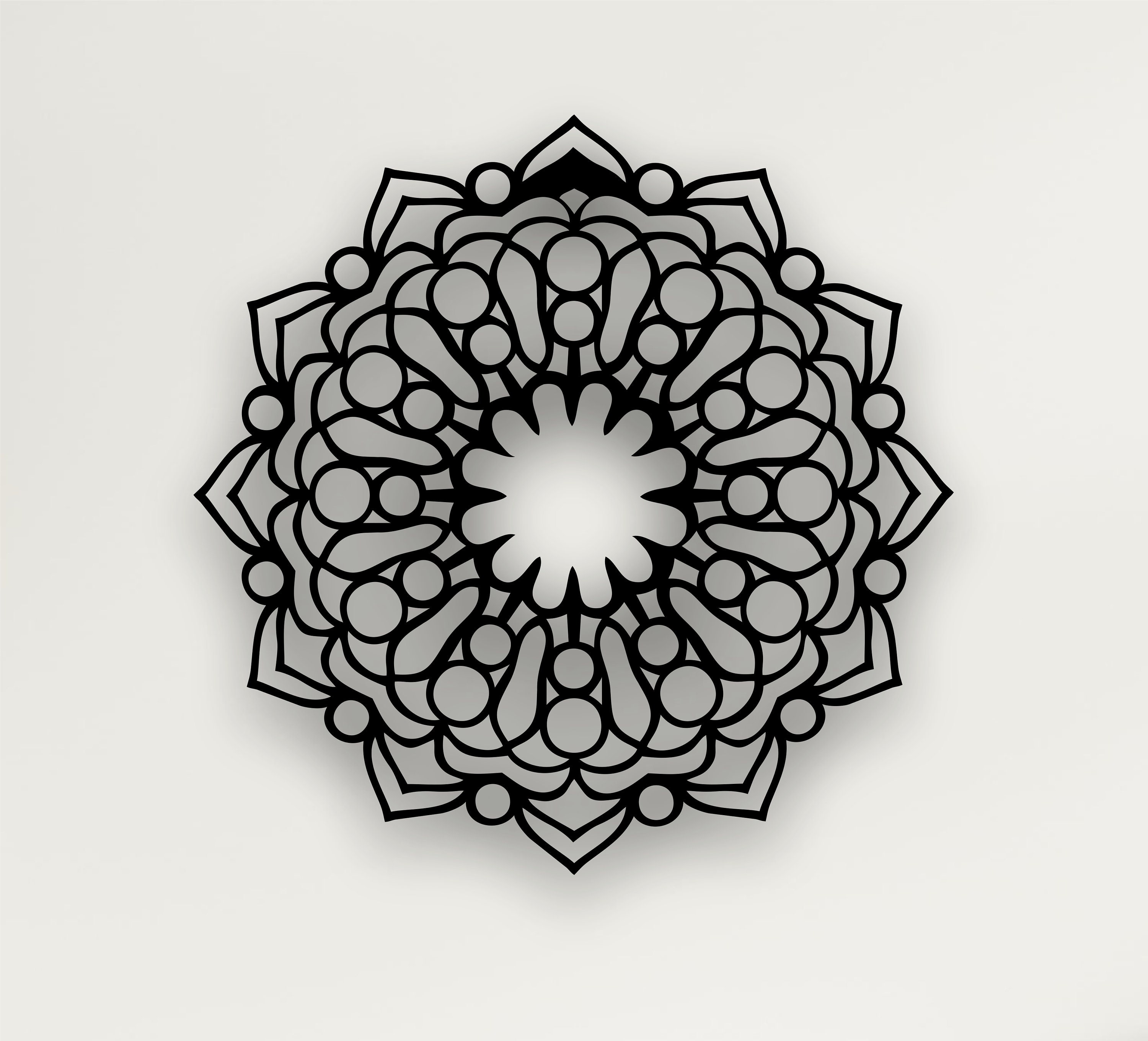 Metal Wall Art Mandala Decor Metal Mandala Wall Art Bohemian Etsy