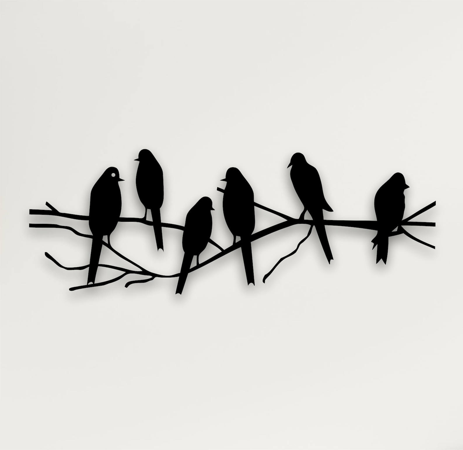 Metal Wall Decor Birds on Branch Metal Birds Wall Art Birds Etsy