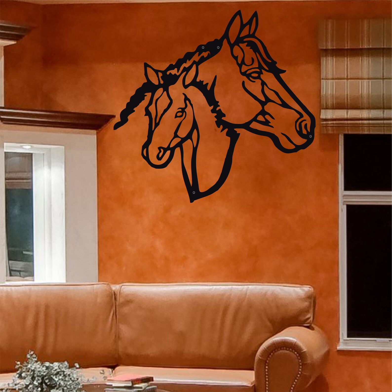 Metal Wall Art Metal Horse Head Art Farmhouse Decor Horse Etsy