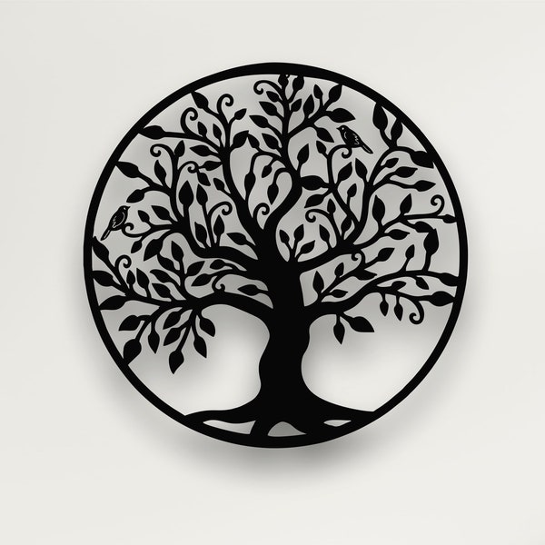 Metal Family Tree Decor, Metal Wall Art, Tree of Life Decoration, Metal Wall Decoration, Family Tree Sign, Wall Hangings, Gift Idea