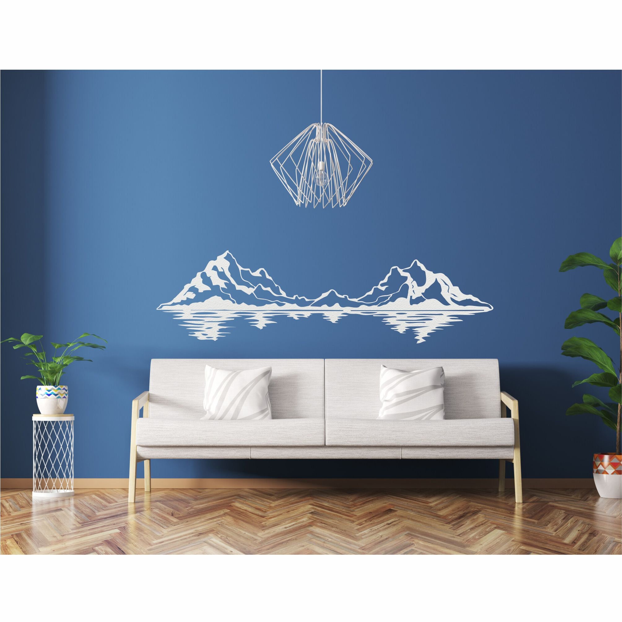 Metal Mountain Art Metal Wall Art Mountain Range Decor Etsy UK