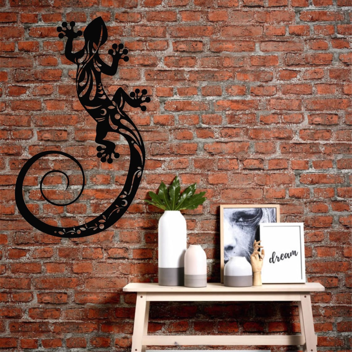 Metal Wall Decor Metal Lizard Wall Art Animal Art Wall Etsy