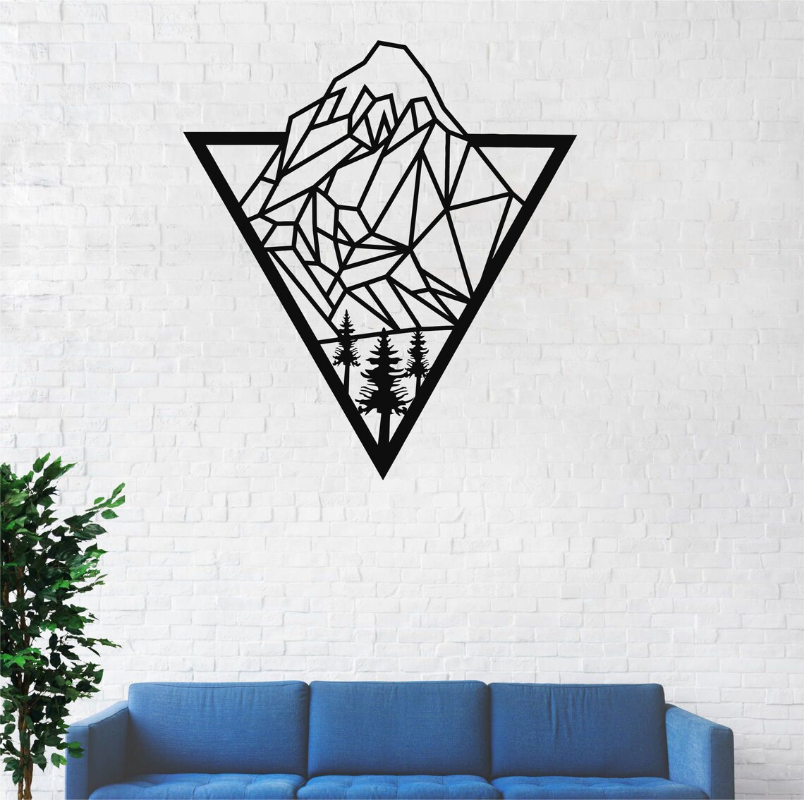 Metal Wall Art Metal Mountain Wall Decor Mountaineer Gift Etsy