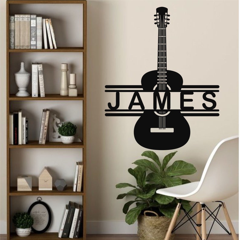 Personalized Guitar Decor