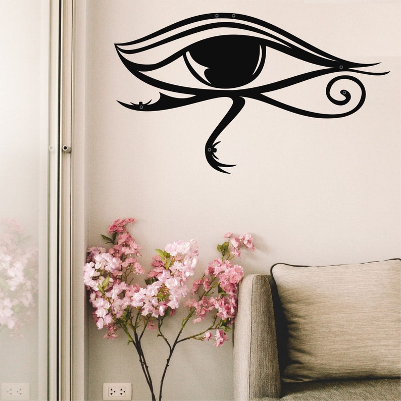 Metal Wall Decor Eye of Horus Metal Wall Art Metal Eye Etsy