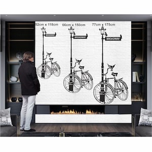 Metal Wall Decor Metal Biker Wall Art Personalized Bike and image 5