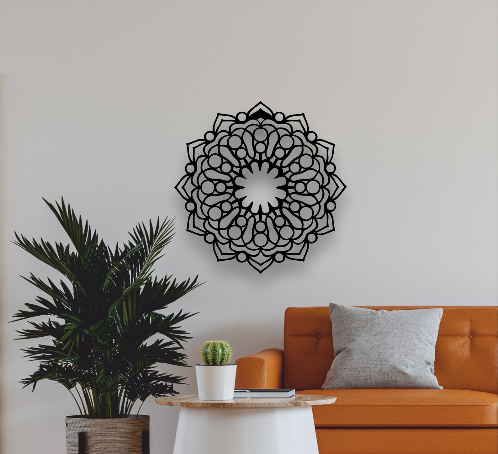 Metal Wall Art Mandala Decor Metal Mandala Wall Art Bohemian Etsy