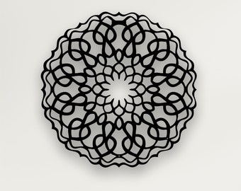 Metal Wall Art Mandala Decor, Metal Mandala Wall Art, Bohemian Art, Metal Wall Decor, Home Decoration, Wall Hangings, Yoga Decor