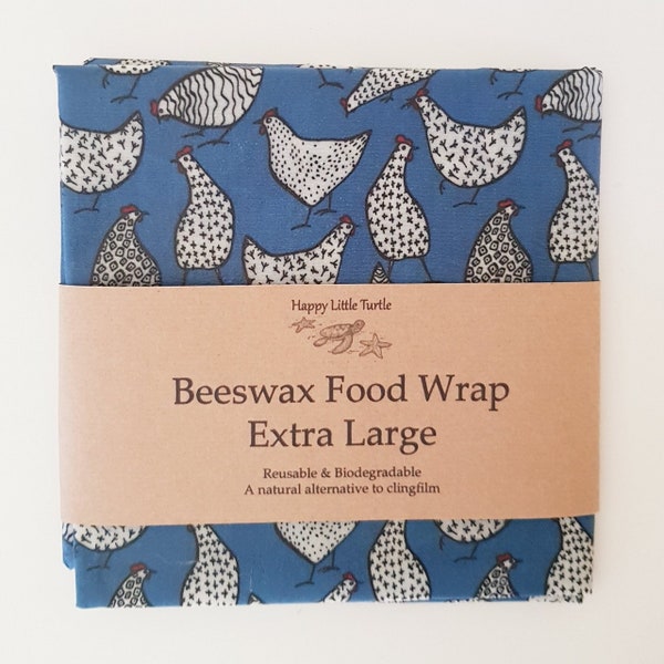 Beeswax Food Wrap Extra Large XL Bread Wrap Biodegradable Eco-Friendly Compostable Reusable 55x55 cm Stocking Filler *SELF-CLINGING*