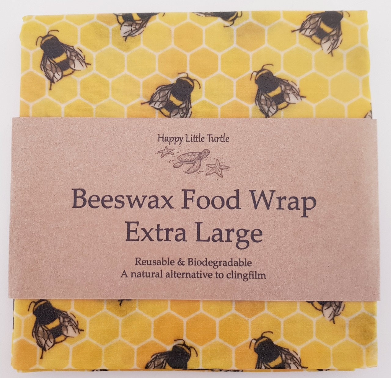 Bees Wax Wraps Reusable Plastic Free Zero Waste Organic Food Wrap