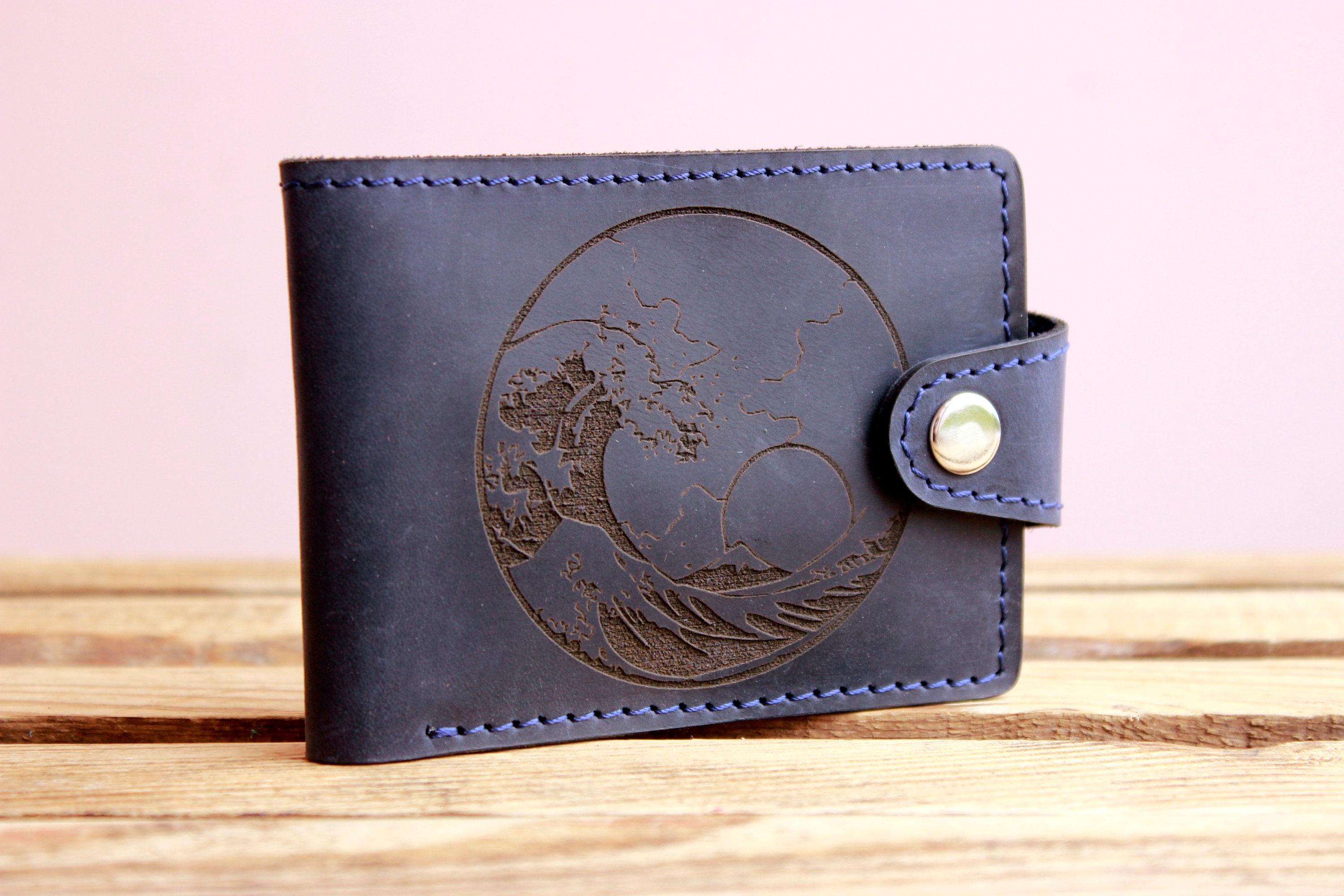 The Great Wave off Kanagawa Design Wallet for Men & Women