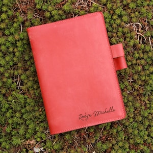 Couverture de carnet en cuir / Couverture de livre en cuir / Couverture de bible en cuir / couverture de cahier A5 / Couverture de cahier 'Personnalisé a5 journal co