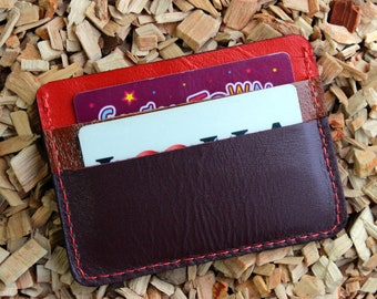 Card sleeve,women card wallet,card holder men,slim card holder,womens card holder,mens card holder,slim card case,brown card holder
