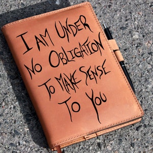 Leather Notebook Cover, Vintage leather journal cover A5, Simple notebook cover a5, Various color options, Moleskine cover, Hobonichi Techo