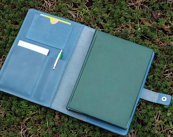A5 cubierta de planificador feliz cuero suave, cubierta de diario personalizado a5, cubierta de cuaderno monograma a5, cubierta de cuaderno suave mejor regalo 2020