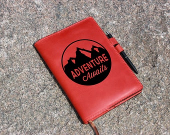 Vintage A5 cover,Leuchtturm 1917 A5 Cover, A5 engraved cover, Leather A5 notebook cover, Custom A5 cover,Moleskine A5 cover, Rhodia A5 case