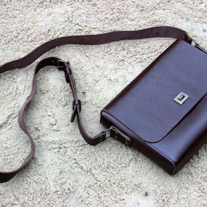 Leather Satchel Bag Cross-Body Travel Bag Leather messenger Bag Ipad Shoulder Bag, gift for women Leather college bag glanse leather purse