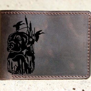 Hunters Gegraveerde Portemonnee Bifold Wallet Groomsmen Wallet Slim Wallet Gepersonaliseerde Portemonnee voor Zoon Portemonnee voor Echtgenoot Gegraveerde Vader Gift