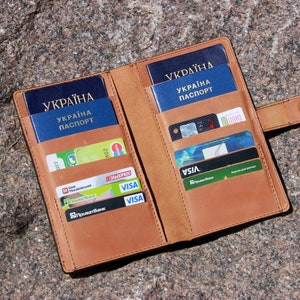 Leder Reise Brieftasche personalisierte Brieftasche Reise Brieftasche Veranstalter Familie Reise Brieftasche Passport Brieftasche Dokument Brieftasche personalisierte Geschenk