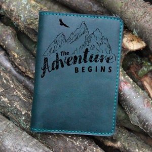 Leather passport cover personalized, Leather Passport holder, passport case, passport wallet, travel gift, wanderlust gift, traveler&#39;s gift