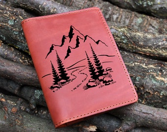Leather Passport Holder Personalized, Custom Leather Passport Cover, Passport Wallet, Travel Wallet, Leather Passport Case, Gift for Him