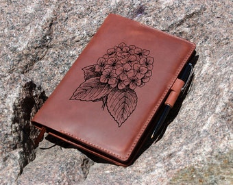 Leather Notebook Cover, Vintage leather journal cover A5, Simple notebook cover a5, Various color options, Moleskine cover, Hobonichi Techo