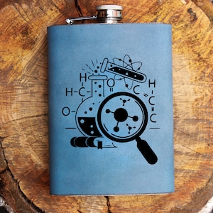 Personalized flask, Leather flask Groomsmen Gift, Engraved flask, hip flaskCustom Engraved Leather Hip Flask, Boyfriend gift, flask for man