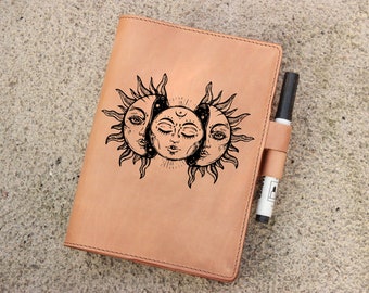Celestian Sun A5 Hülle,Leder Notizbuchhülle a4,Notizbuchhülle a5,Leder Notizbuchhülle,A5 Notizbuchhülle,Moleskine