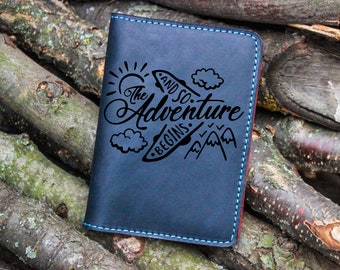 Leather Passport Holder Personalized, Custom Leather Passport Cover, Passport Wallet, Travel Wallet, Leather Passport Case, Gift for Him Her