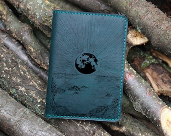 funda para pasaporte, funda de pasaporte personalizada, funda de pasaporte de cuero, monograma, regalo de pareja, regalo de San Valentín, regalo de aniversario