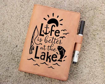 Hobonichi Leather notebook cover / Leather book cover / Leather bible cover / A6 notebook cover / A5 notebook cover / Personalized Gift