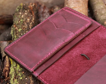 Feld Notizen Abdeckung, Brieftasche, Journal Lederbezug, personalisiert, Leder A6 Abdeckung monogrammiert, personalisierte Lederbezug für Taschengröße