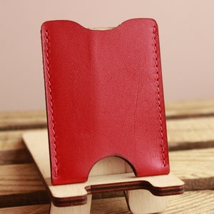 Capa para cartão de couro, carteira masculina, porta-cartão, carteira fina, capa para cartão de crédito, porta-cartão minimalista