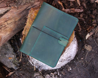 Funda minimalista de cuero para libreta A5, B6, diario de viaje