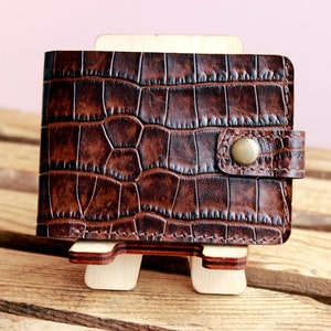 billetera de cuero bifold, cartera original, cartera bifold personalizada, cartera hecha a mano, cartera de papá de regalo, cartera bifold 2021, cartera de cuero de hombre personalizado
