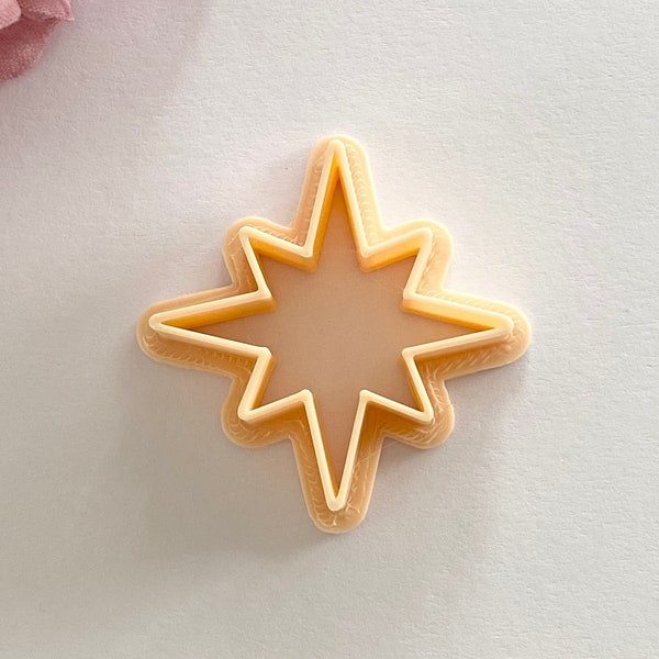 North Star / Christmas Star Polymer Clay Cutter