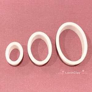 Oval Polymer Clay Cutter