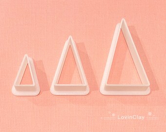 Long Triangle Polymer Clay Cutter (Style 2)