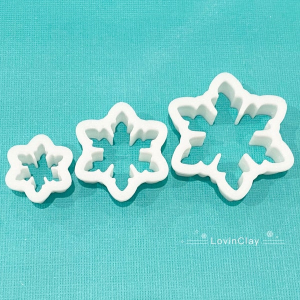 Snowflake Polymer Clay Cutter (style 1)