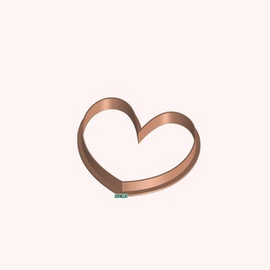 Heart Polymer Clay Cutter (style 3)
