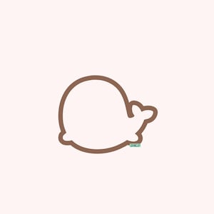 Whale Polymer Clay Cutter (style 2)